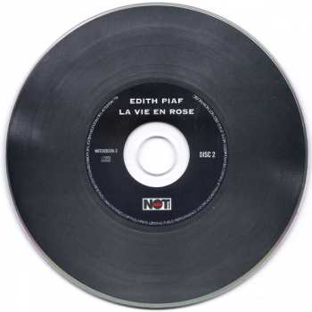 2CD Edith Piaf: La Vie En Rose (44 Titres Origineaux)