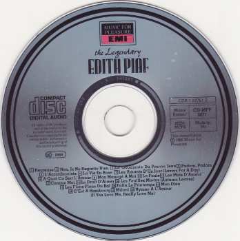 CD Edith Piaf: The Legendary Edith Piaf