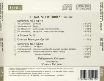 CD Philharmonia Orchestra: Symphonies 3 & 4 • A Tribute