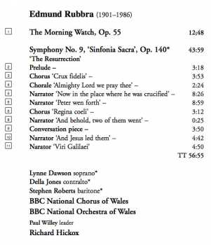 CD Richard Hickox: Symphony No. 9 "Sinfonia Sacra"; The Morning Watch