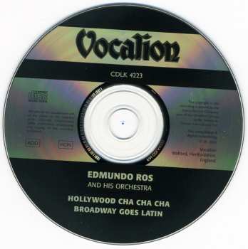 CD Edmundo Ros & His Orchestra: Hollywood Cha Cha Cha / Broadway Goes Latin