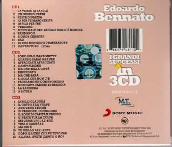 3CD/Dobozkészlet Edoardo Bennato: I Grandi Successi In 3 CD