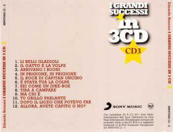 3CD/Dobozkészlet Edoardo Bennato: I Grandi Successi In 3 CD
