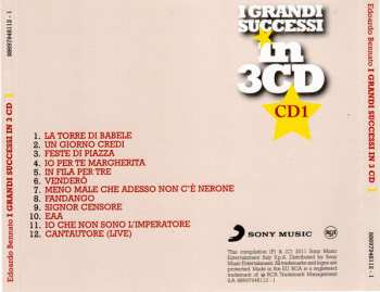 3CD/Dobozkészlet Edoardo Bennato: I Grandi Successi In 3 CD