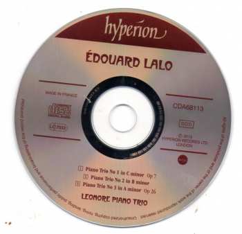 CD Édouard Lalo: Piano Trios