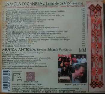 CD Eduardo Paniagua: La Viola Organista De Leonardo Da Vinci - A Concert Of Renaissance Music Played On Instruments Designed By Leonardo Da Vinci