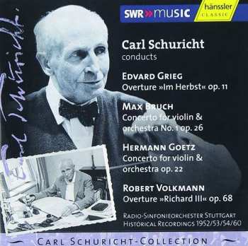 CD Edvard Grieg: Overture »Im Herbst« Op. 11, Concerto For Violin & Orchestra No. 1 Op. 26, Concerto For Violin & Orchestra Op. 22, Overture »Richard III« Op. 68