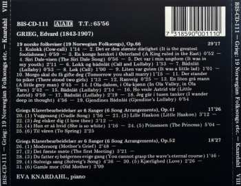 CD Edvard Grieg: The Complete Piano Music Volume 8