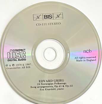 CD Edvard Grieg: The Complete Piano Music Volume 8