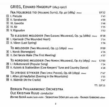SACD Edvard Grieg: Holberg Suite / Music For Strings