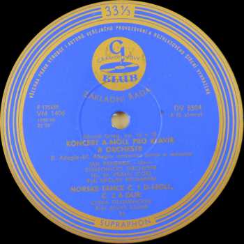 LP The Czech Philharmonic Orchestra: Lyrické Skladby Pro Klavír / Koncert A-Moll Pro Klavír A Orchestr, Op. 16 / Norské Tance, Op. 35 Č. 1 D-Moll, Č. 2 A-Dur