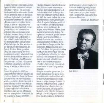 CD Edvard Grieg: Lyrische Stücke • Lyric Pieces