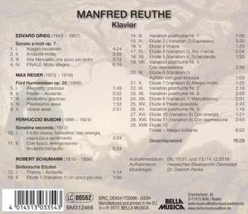 CD Robert Schumann: Manfred Reuthe - Klavier