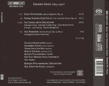 SACD Edvard Grieg: Olav Trygvason • Orchestral Songs