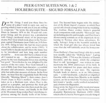 CD Edvard Grieg: Peer-Gynt-Suiten No. 1 & 2 / Aus Holbergs Zeit / Sigurd Jorsalfar