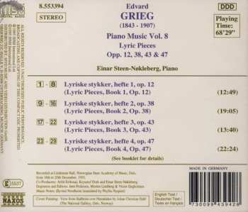 CD Edvard Grieg: Piano Music Vol. 8