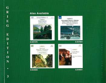 CD Edvard Grieg: Symphony In C Minor - Three Pieces Form 'Sigurd Jorsalfar'