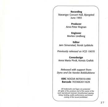 CD Edvard Grieg: Complete Violin Sonatas