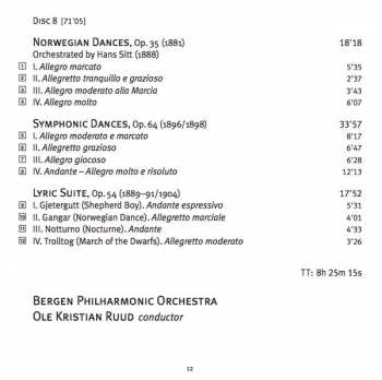 8CD/Dobozkészlet Edvard Grieg: The Complete Orchestral Music
