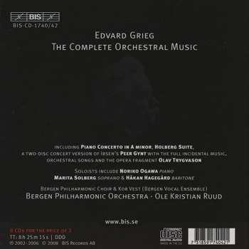 8CD/Dobozkészlet Edvard Grieg: The Complete Orchestral Music