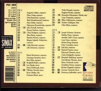 3CD Edvard Grieg: The Vocal Music In Historic Interpretations