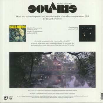 LP/CD/Dobozkészlet Эдуард Артемьев: Solaris. Sound And Vision LTD