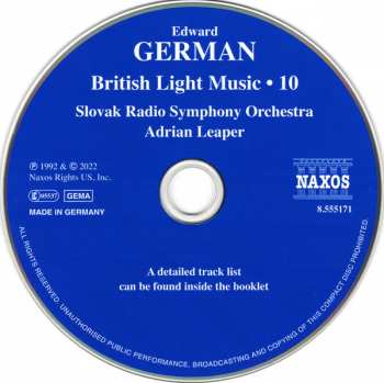 CD Slovak Radio Symphony Orchestra: British Light Music • 10