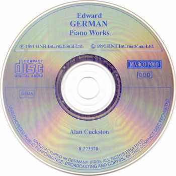 CD Alan Cuckston: Piano Works