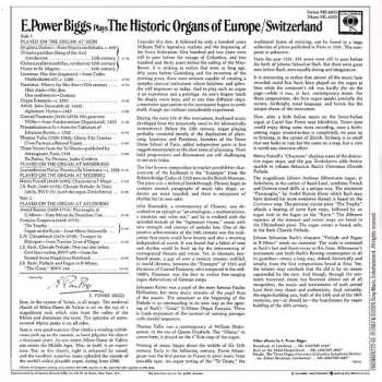 6CD/Dobozkészlet E. Power Biggs: Plays Historic Organs Of Europe