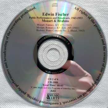 6CD/Dobozkészlet Edwin Fischer: The Legacy Of A Great Pianist (Concert Performances And Broadcasts 1943-1953)