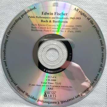 6CD/Dobozkészlet Edwin Fischer: The Legacy Of A Great Pianist (Concert Performances And Broadcasts 1943-1953)