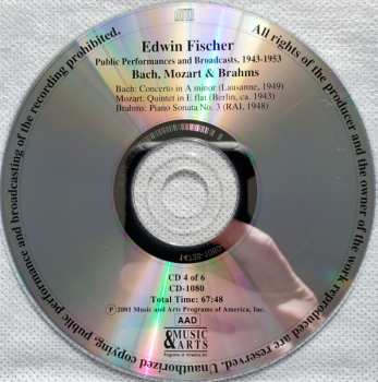 6CD/Dobozkészlet Edwin Fischer: The Legacy Of A Great Pianist (Concert Performances And Broadcasts 1943-1953)
