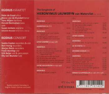 2CD Egidius Kwartet: The Songbook Of Hieronymus Lauweryn