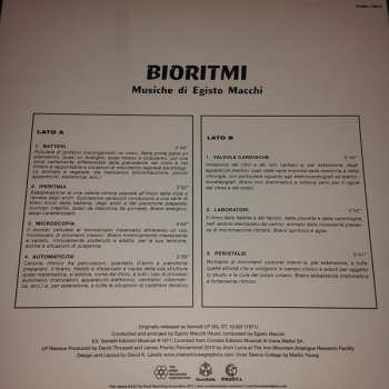 LP Egisto Macchi: Bioritmi DLX | LTD