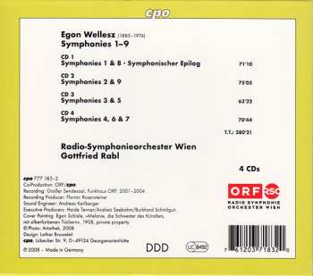 4CD/Dobozkészlet RSO Wien: Symphonies 1–9