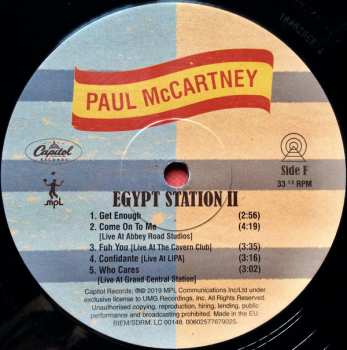 3LP Paul McCartney: Egypt Station (Explorer’s Edition) LTD