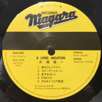 LP Eiichi Ohtaki: A Long Vacation (40th Anniversary Edition) LTD