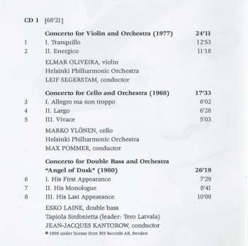 4CD/Dobozkészlet Einojuhani Rautavaara: 12 Concertos