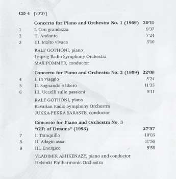 4CD/Dobozkészlet Einojuhani Rautavaara: 12 Concertos