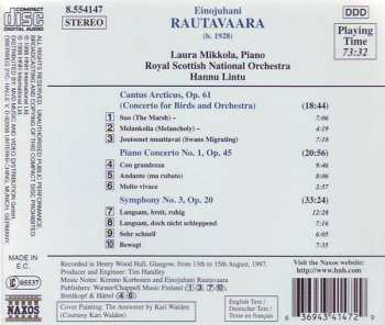 CD Einojuhani Rautavaara: Cantus Arcticus / Piano Concerto No. 1 / Symphony No. 3
