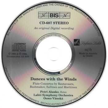 CD Einojuhani Rautavaara: Dances With The Winds (Flute Concertos By Rautavaara, Bashmakov, Sallinen And Marttinen)