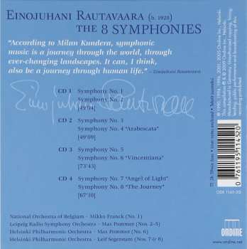 4CD/Dobozkészlet Einojuhani Rautavaara: The 8 Symphonies