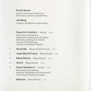 CD Eivind Aarset: Dream Logic