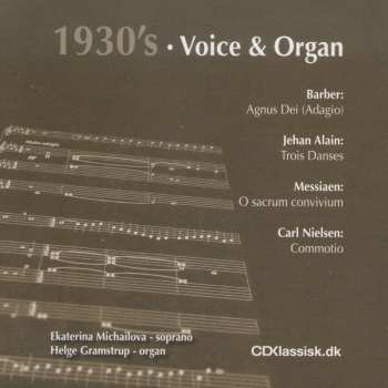 CD Ekaterina Michailova: 1930's · Voice & Organ
