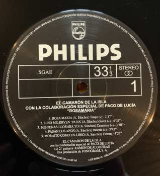 LP Paco De Lucía: Rosamaria