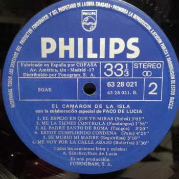 LP Paco De Lucía: Son Tus Ojos Dos Estrellas