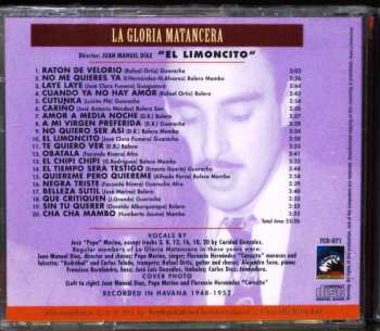 CD La Gloria Matancera: El Limoncito 