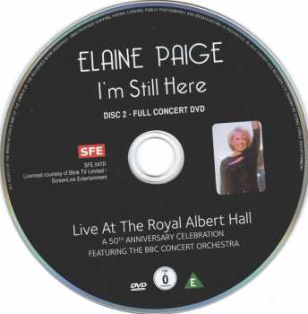 CD/DVD Elaine Paige: I'm Still Here: Live At The Royal Albert Hall
