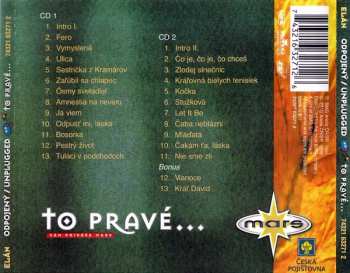 2CD Elán: Odpojený - Unplugged - To Pravé...