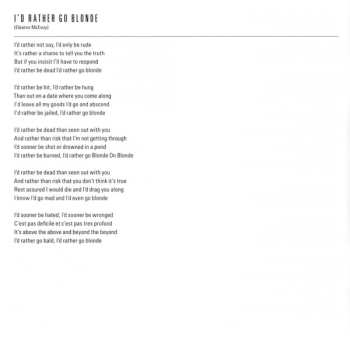 SACD Eleanor McEvoy: I'd Rather Go Blonde LTD